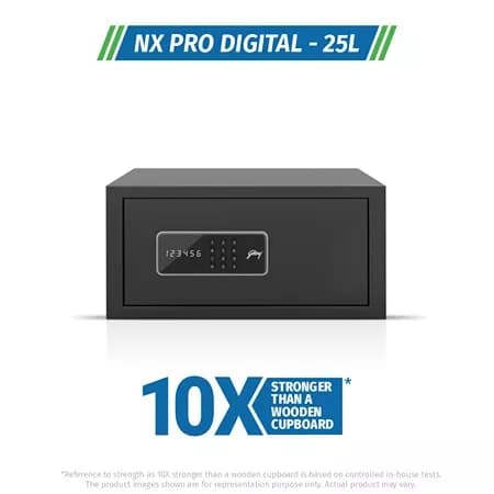 Godrej NX Pro Digital (25L) Ebony Home Locker